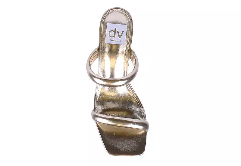 Dv By Dolce Vita Womens Zelia Slide Sandal - Gold 7 Dv By Dolce Vita Womens Zelia Slide Sandal - Gold - Image 5