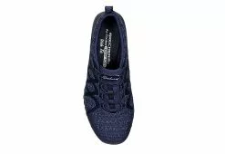 Skechers Womens Breathe Easy Infi-knity Slip On Sneaker - Navy -Shoes Shop US 01 105668 03