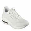 Skechers Womens Million Air Elevated Air Sneaker - White -Shoes Shop US 01 105684 00