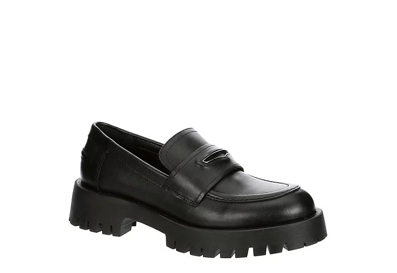 Steve Madden Womens Lawrence Loafer - Black 3 Steve Madden Womens Lawrence Loafer - Black