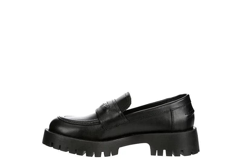 Steve Madden Womens Lawrence Loafer - Black 6 Steve Madden Womens Lawrence Loafer - Black - Image 4
