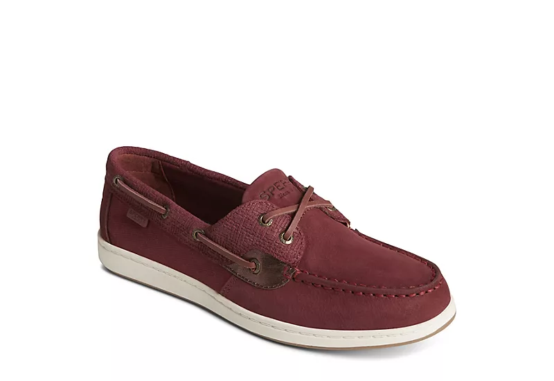 Sperry Womens Coastfish 2-eye Boat Shoe - Burgundy 3 Sperry Womens Coastfish 2-eye Boat Shoe - Burgundy