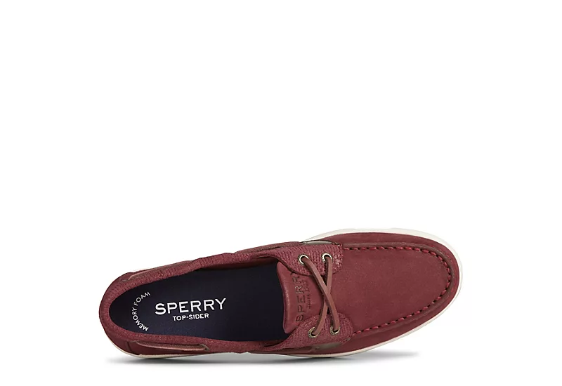 Sperry Womens Coastfish 2-eye Boat Shoe - Burgundy 7 Sperry Womens Coastfish 2-eye Boat Shoe - Burgundy - Image 5