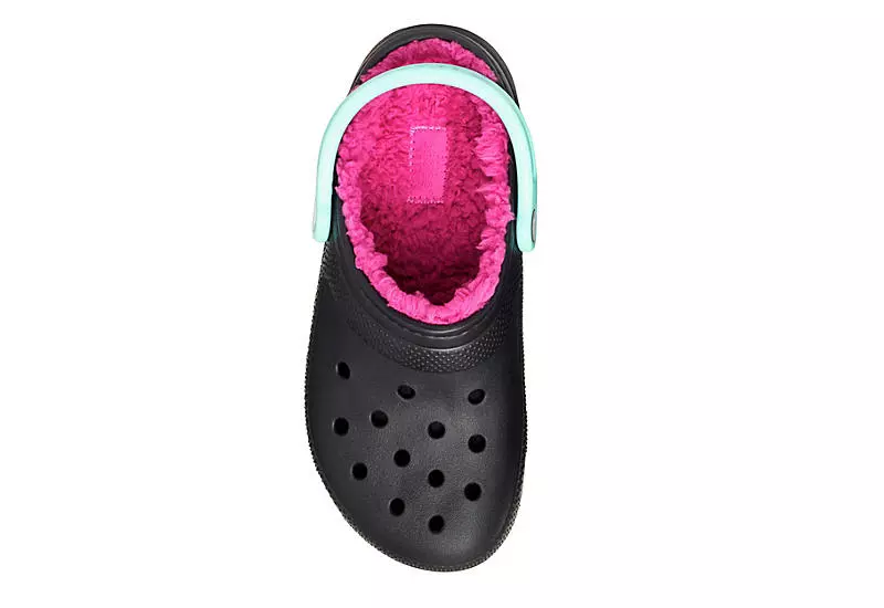 Crocs Womens Classic Lined Clog - Black 7 Crocs Womens Classic Lined Clog - Black - Image 5