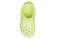Crocs Womens Classic Lined Clog - Pale Yellow -Shoes Shop US 01 105740 04