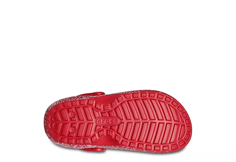 Crocs Womens Classic Lined Clog - Red 7 Crocs Womens Classic Lined Clog - Red - Image 5