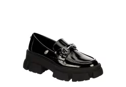 Steve Madden Womens Trifecta Loafer - Black