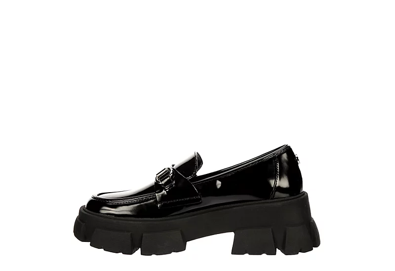 Steve Madden Womens Trifecta Loafer - Black 6 Steve Madden Womens Trifecta Loafer - Black - Image 4