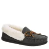 Minnetonka Womens Jessica Trapper Slipper - Dark Grey -Shoes Shop US 01 106041 00
