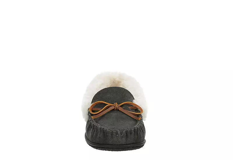 Minnetonka Womens Jessica Trapper Slipper - Dark Grey 5 Minnetonka Womens Jessica Trapper Slipper - Dark Grey - Image 3