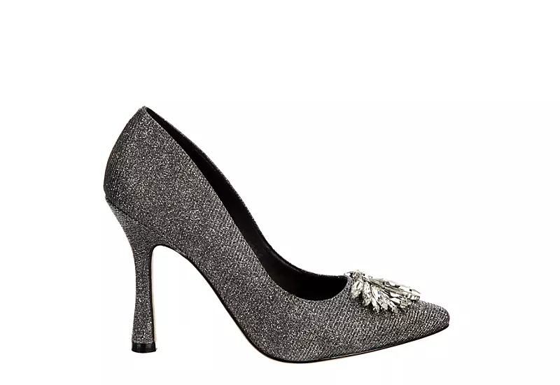 Michael By Michael Shannon Womens Reya Pump - Pewter 4 Michael By Michael Shannon Womens Reya Pump - Pewter - Image 2