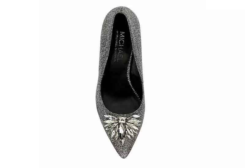 Michael By Michael Shannon Womens Reya Pump - Pewter 8 Michael By Michael Shannon Womens Reya Pump - Pewter - Image 6