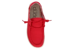 Heydude Womens Wendy Slip On Sneaker - Red -Shoes Shop US 01 106161 05