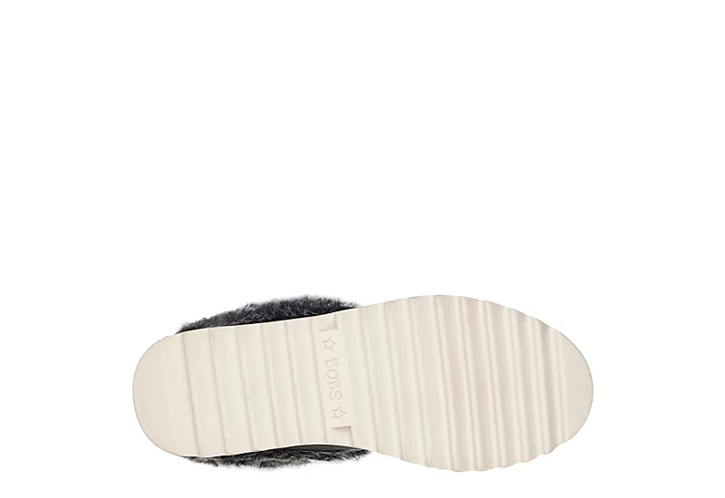 Skechers Womens Mountain Kiss Winter Rock Slipper - Dark Grey 7 Skechers Womens Mountain Kiss Winter Rock Slipper - Dark Grey - Image 5