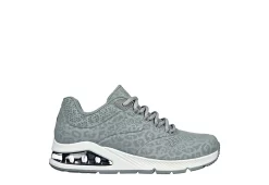 Skechers Womens Uno 2 Sneaker - Grey