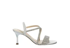 N By Nina Womens Lourdes Sandal - Silver -Shoes Shop US 01 106400 01