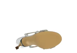 N By Nina Womens Lourdes Sandal - Silver -Shoes Shop US 01 106400 06