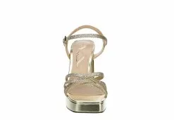 N By Nina Womens Sabrina Platform Sandal - Champagne -Shoes Shop US 01 106405 02