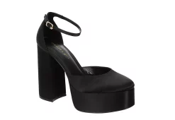 Madden Girl Womens Dion Platform Pump - Black
