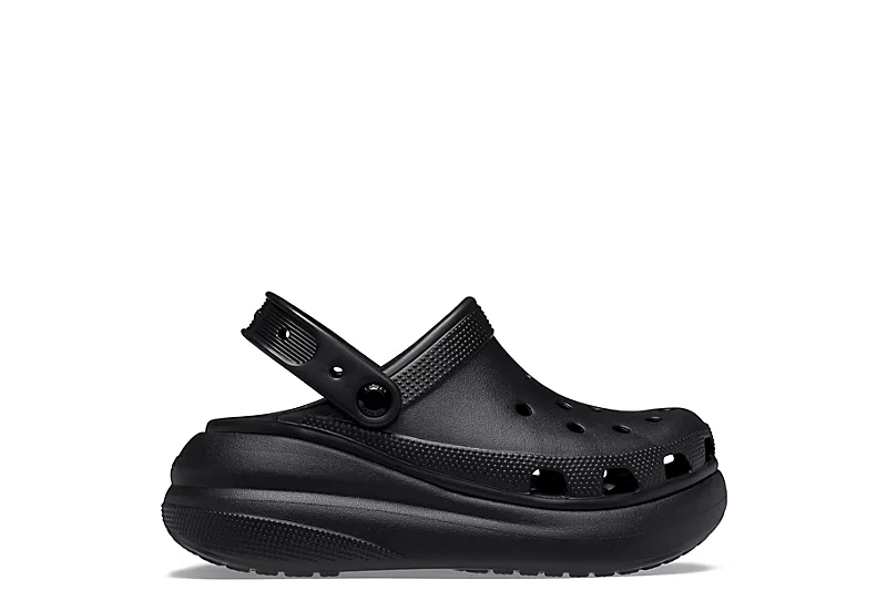 Crocs Womens Classic Crush Clog - Black 4 Crocs Womens Classic Crush Clog - Black - Image 2