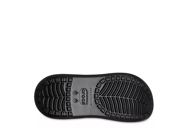 Crocs Womens Classic Crush Clog - Black 7 Crocs Womens Classic Crush Clog - Black - Image 5