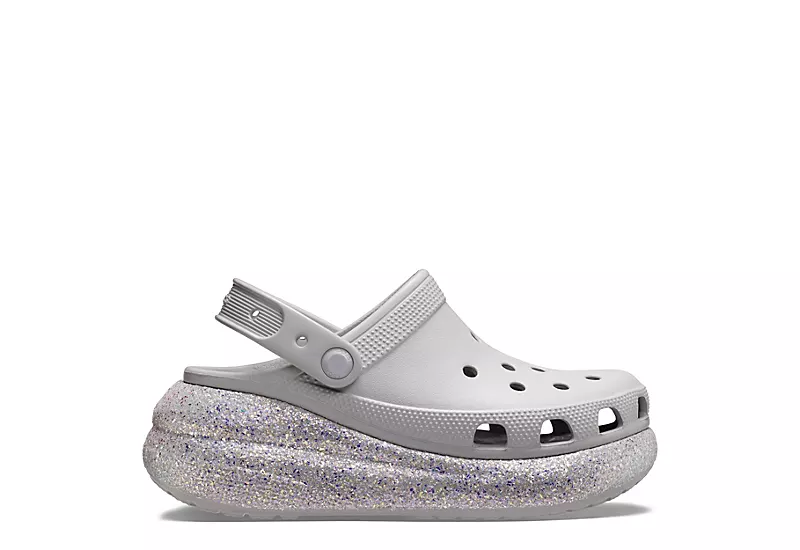 Crocs Womens Classic Crush Clog - Pale Grey 4 Crocs Womens Classic Crush Clog - Pale Grey - Image 2