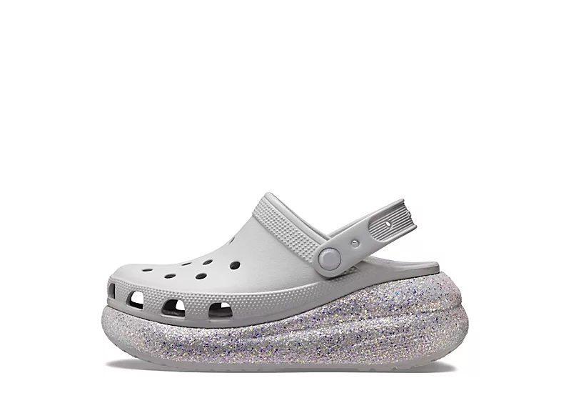 Crocs Womens Classic Crush Clog - Pale Grey 5 Crocs Womens Classic Crush Clog - Pale Grey - Image 3