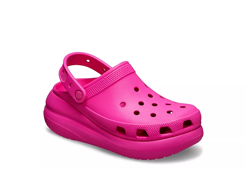 Crocs Womens Classic Crush Clog - Pink 3 Crocs Womens Classic Crush Clog - Pink