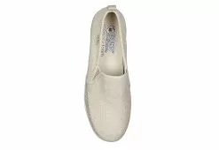 Skechers Womens Flexpadrille Hi Pleasant Harmony Slip On Sneaker - Natural -Shoes Shop US 01 106894 03