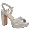 Maripé Maripe Womens Leilani Platform Sandal - Silver