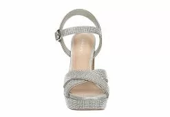 Maripé Maripe Womens Leilani Platform Sandal - Silver -Shoes Shop US 01 107005 02