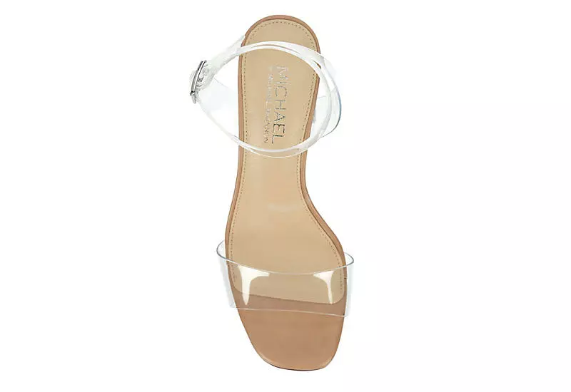 Michael By Michael Shannon Womens Selina Sandal - Clear 8 Michael By Michael Shannon Womens Selina Sandal - Clear - Image 6
