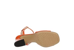 Michael By Michael Shannon Womens Seren Sandal - Orange -Shoes Shop US 01 107012 06