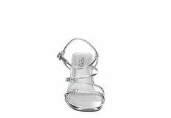Michael By Michael Shannon Womens Tristan Sandal - Silver -Shoes Shop US 01 107017 02