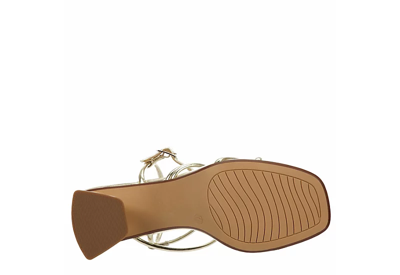 Michael By Michael Shannon Womens Tristan Sandal - Gold 9 Michael By Michael Shannon Womens Tristan Sandal - Gold - Image 7