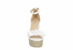 Michael By Michael Shannon Womens Baye Wedge Sandal - White -Shoes Shop US 01 107019 02