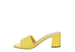 Michael By Michael Shannon Womens Riya Slide Sandal - Yellow -Shoes Shop US 01 107027 03