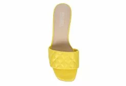 Michael By Michael Shannon Womens Riya Slide Sandal - Yellow -Shoes Shop US 01 107027 05