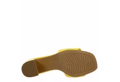 Michael By Michael Shannon Womens Riya Slide Sandal - Yellow -Shoes Shop US 01 107027 06