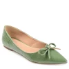 Journee Collection Womens Devalyn Flat - Green -Shoes Shop US 01 107046 00