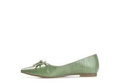 Journee Collection Womens Devalyn Flat - Green -Shoes Shop US 01 107046 03
