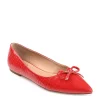 Journee Collection Womens Devalyn Flat - Red 2 Journee Collection Womens Devalyn Flat - Red -Shoes Shop US 01 107047 00