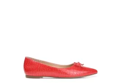 Journee Collection Womens Devalyn Flat - Red -Shoes Shop US 01 107047 01