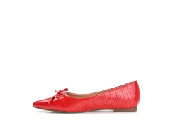 Journee Collection Womens Devalyn Flat - Red -Shoes Shop US 01 107047 03