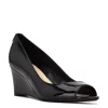 Nine West Womens Cape 9x9 Wedge - Black -Shoes Shop US 01 107192 00