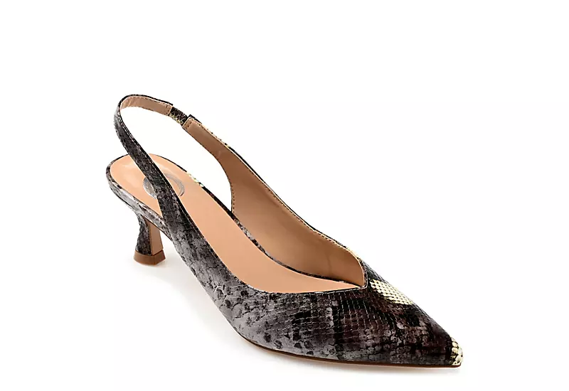 Journee Collection Womens Mikoa Pump - Brown 3 Journee Collection Womens Mikoa Pump - Brown