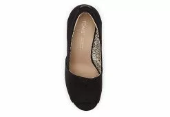 Toms Womens Michelle Wedge - Black -Shoes Shop US 01 107378 03