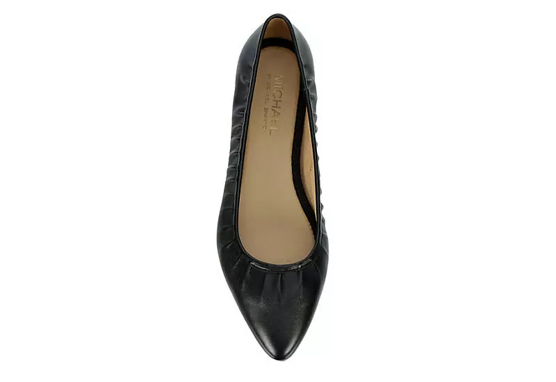 Michael By Michael Shannon Womens Ashley Flat - Black 8 Michael By Michael Shannon Womens Ashley Flat - Black - Image 6