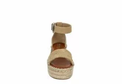 Michael By Michael Shannon Womens Bridgette Wedge Sandal - Tan -Shoes Shop US 01 107382 02