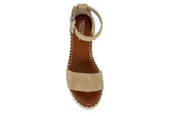Michael By Michael Shannon Womens Bridgette Wedge Sandal - Tan -Shoes Shop US 01 107382 05